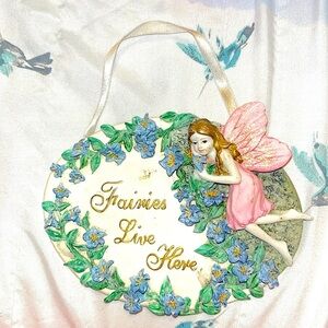 FAIRY HOME DECOR PLAQUE HANG UP WALL DESIGN